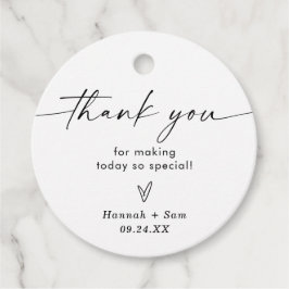 Etiquetas de Agradecimento para Chá de Noiva Boho 