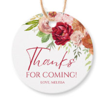 Etiquetas de Agradecimento para Chá de Noiva Fall