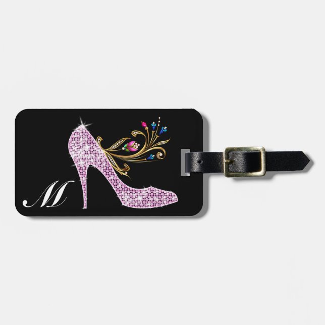 Etiquetas de Alfabeto de Bling - SRF (Frente Horizontal)