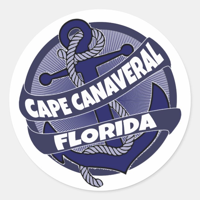 Etiquetas de ancoragem da Florida do Cabo Canavera (Frente)