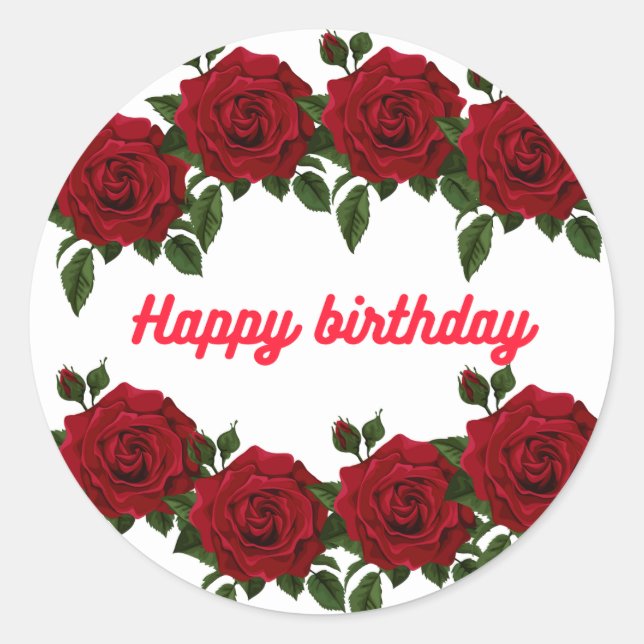 Etiquetas de aniversário (Frente)