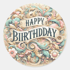 Etiquetas de aniversário