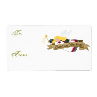 Etiquetas de Anjo de Natal / Etiquetas de Presente