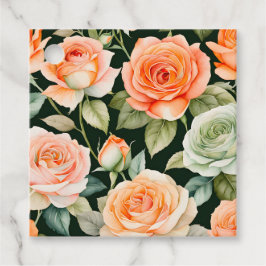 Etiquetas de Arte para Flores de Algodão Coloridas