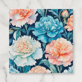 Etiquetas de Arte para Flores de Algodão Coloridas