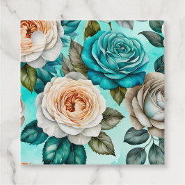 Etiquetas de Arte para Flores de Algodão Coloridas