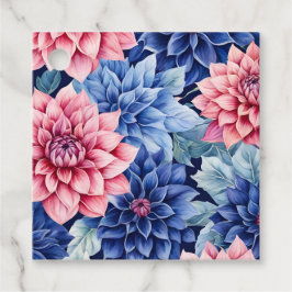 Etiquetas de Arte para Flores de Algodão Coloridas