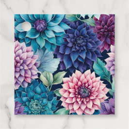 Etiquetas de Arte para Flores de Algodão Coloridas