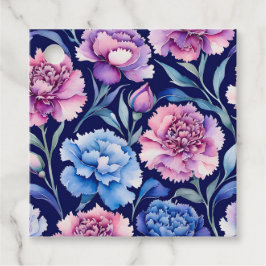 Etiquetas de Arte para Flores de Algodão Coloridas