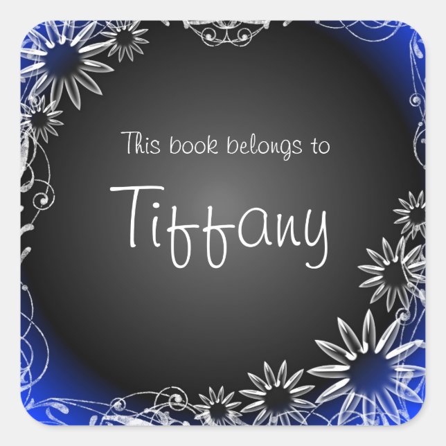 Etiquetas de autocolante de livros personalizados  (Frente)