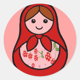 Etiquetas de Babuska da cereja