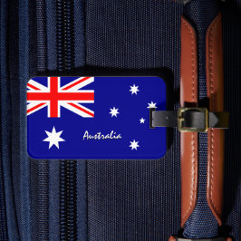 Etiquetas de Bagagem australianas patrióticas