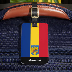 Etiquetas de bagagem da Romênia Patriótica, Bandei