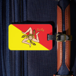 Etiquetas de Bagagem da Sicília, Bandeira Sicilian