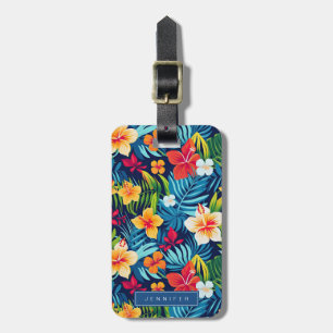 Etiquetas de Bagagem das Flores do Havaí