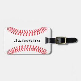 Etiquetas de Bagagem de Baseball Personalizadas