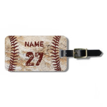 Etiquetas de Bagagem de Beisebol Personalizadas Le