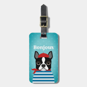 Etiquetas de Bagagem de Boston Terrier