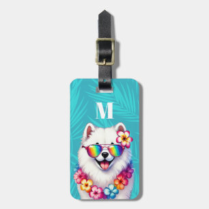 Etiquetas de Bagagem de Cachorro Samoyed