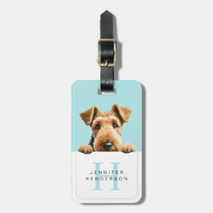 Etiquetas de Bagagem de Cão Airedale Terrier