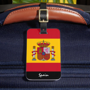 Etiquetas de Bagagem de Espanha Patriótica, Bandei