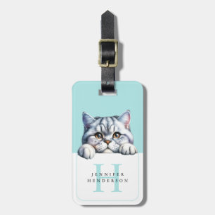 Etiquetas de bagagem de gato