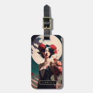 Etiquetas de Bagagem de Moda Retro Beach
