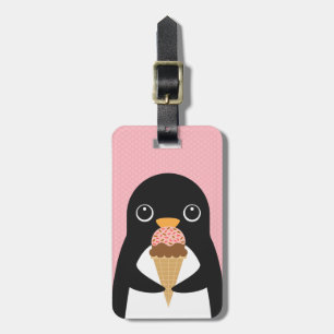 Etiquetas de bagagem de pinguim