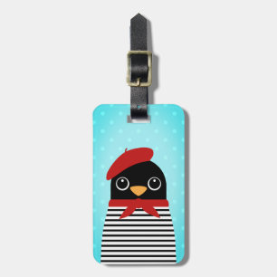 Etiquetas de bagagem de pinguim