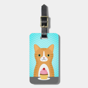 Etiquetas de Bagagem de Tabby Cat