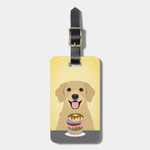 Etiquetas de bagagem do ouro Retriever