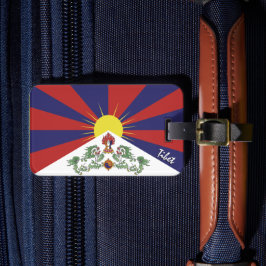Etiquetas de Bagagem do Tibete, Bandeira Tibetana 