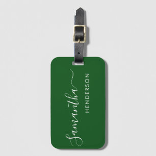 Etiquetas de Bagagem Emerald Plano de Mesa de Casa
