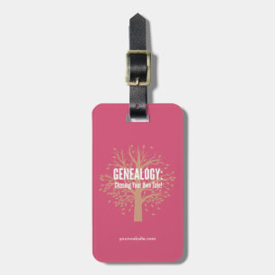 Etiquetas de Bagagem Genealógica Personalizada (Ro