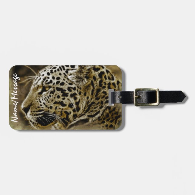 Etiquetas de bagagem Jaguar 1 (Frente Horizontal)