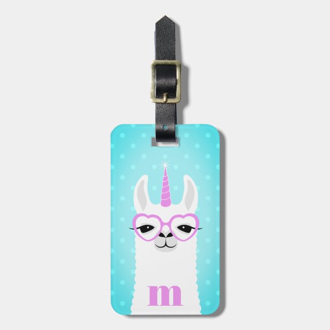 Etiquetas de Bagagem Llama (Frente Vertical)