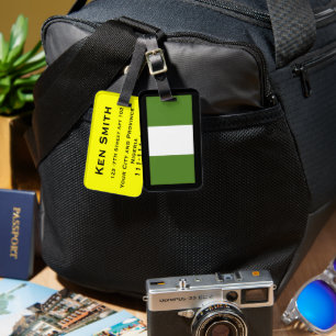 Etiquetas de bagagem Nigéria