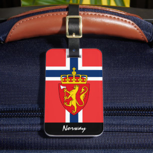 Etiquetas de Bagagem Patriótica da Noruega, Bandei