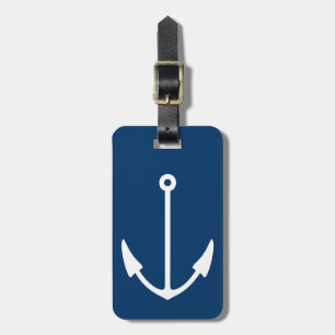 Etiquetas de bagagem personalizadas com âncora n