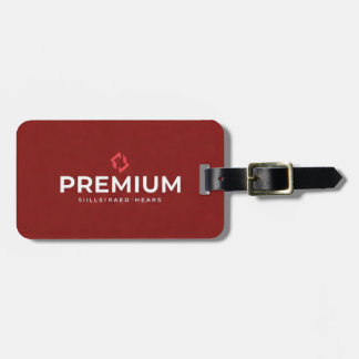 Etiquetas de Bagagem Premium Vermelho