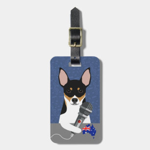 Etiquetas de Bagagem Rat Terrier