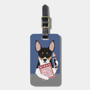 Etiquetas de Bagagem Rat Terrier