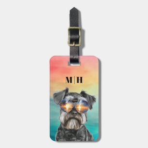 Etiquetas de Bagagem Schnauzer