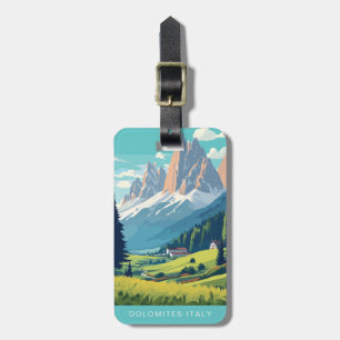 Etiquetas de Bagagem Viagem Dolomitas Itália
