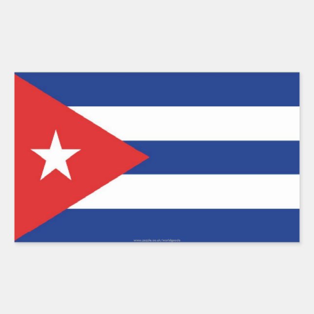 Etiquetas de bandeira cubana (Frente)