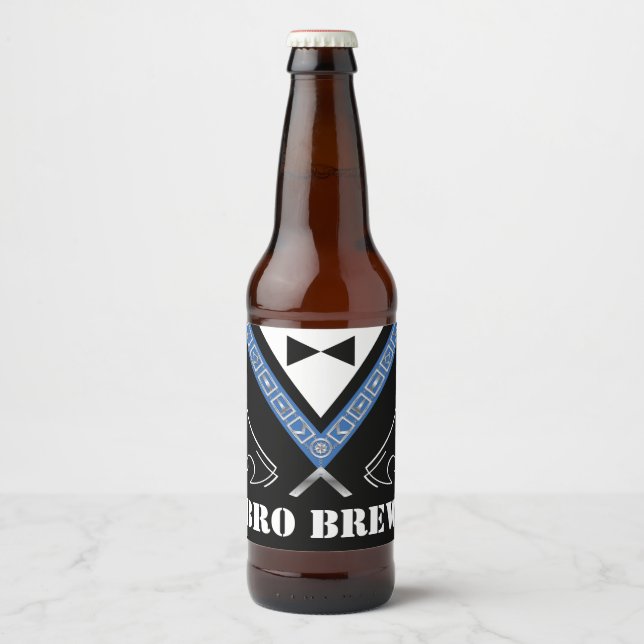 Etiquetas de Barramento de Cerveja Masônico Person (Frente)