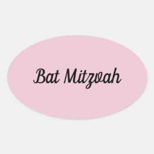Etiquetas de Bat mitzvah ou selos de envelope