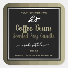 Etiquetas de Beans de café para empacotamento prof