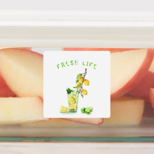 Etiquetas de Bebendo de limão frescas - Texto pers