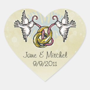 Etiquetas de Bels de casamento